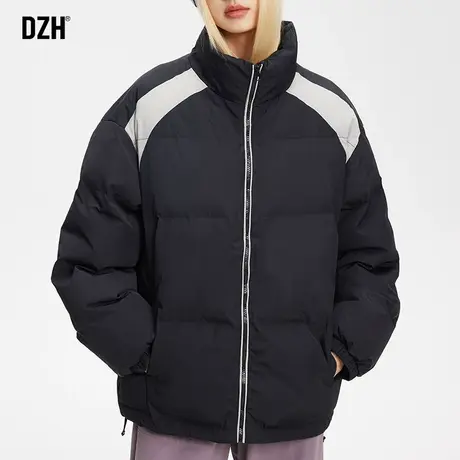 男士拼接棉服男款冬季加厚宽松休闲立领棉衣外套2023新款情侣袄子商品大图