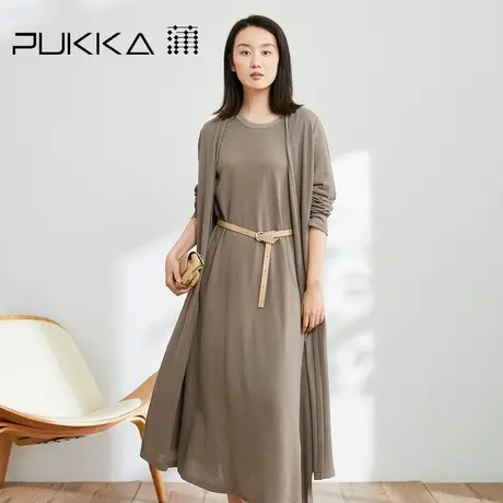 蒲PUKKA 慵懒设计感外套女年春夏季宽松休闲长袖外披图片