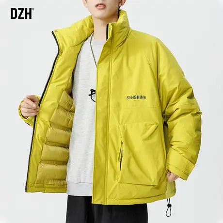 男士立领棉衣冬季男加厚保暖棉衣工装棉服男式2023新款棉袄情侣装商品大图