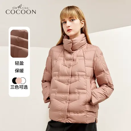 miss COCOON零压轻薄羽绒服女2022年新款宽松小个子短款冬装外套图片