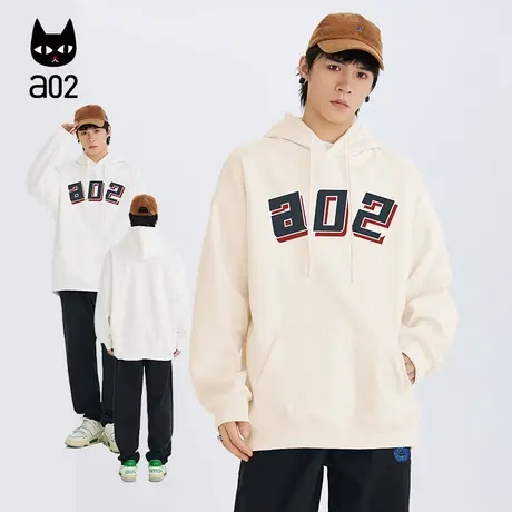 a02【城市步行】2024春季新款连帽卫衣宽松男款女款情侣休闲上衣图片