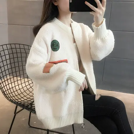 毛衣2023年新款女装秋冬季秋款秋装女士针织开衫宽松百搭外穿爆款图片