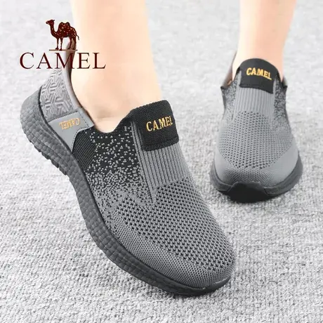Camel/骆驼男鞋春夏季新款正网面眼透气品轻便旅游户外休闲男鞋子商品大图