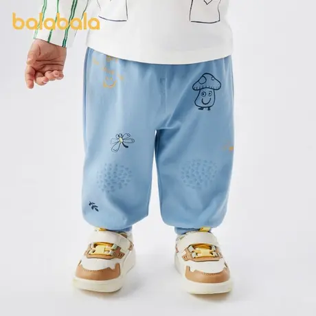 巴拉巴拉长裤男女婴童春秋新款宝宝时尚休闲裤百搭可爱运动裤萌商品大图