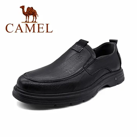 Camel/骆驼男鞋2025秋季新款真皮休闲鞋防滑软底中年老人爸爸鞋商品大图