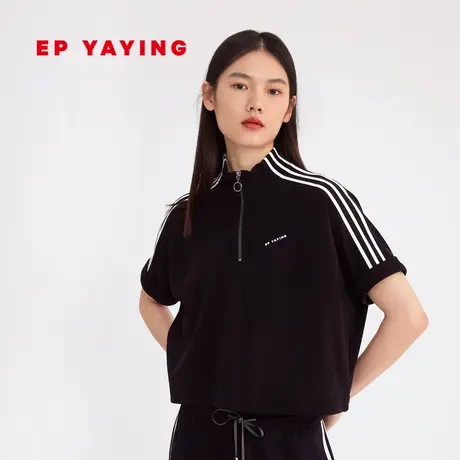 EP YAYING雅莹女装 时尚运动休闲醋纤短袖T恤 商场同款5402A图片