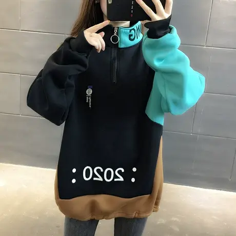 卫衣2024年新款女装韩版春秋季春装春款宽松女士加绒外套爆款上衣图片