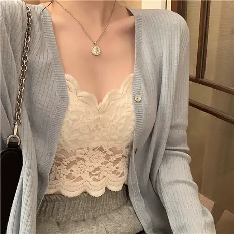 小披肩外搭防晒冰丝针织开衫女2023年新款夏季薄款空调衫罩衫上衣商品大图