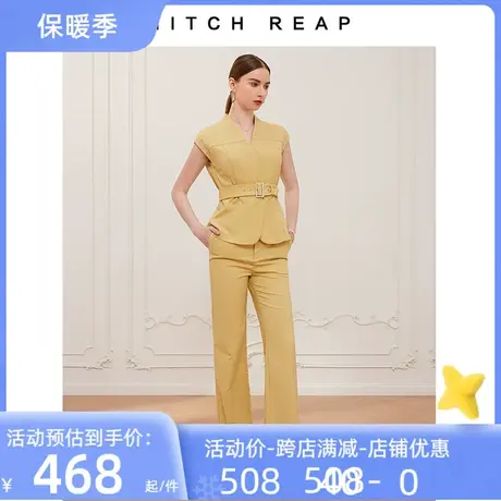 希区瑞普高端职业套装女2023年夏季新款名媛气质v领工作商务正装图片