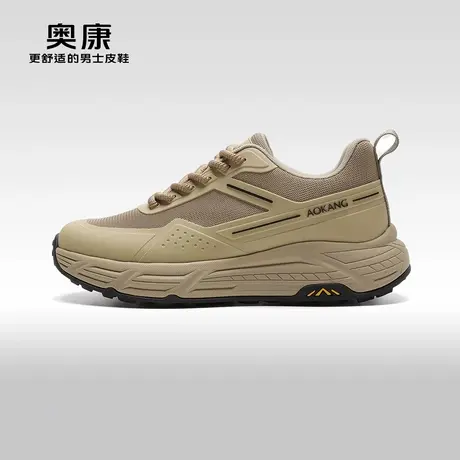 【门店发货】Aokang奥康秋季新款运动休闲鞋男织物透气耐磨鞋商品大图