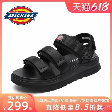 Dickies凉鞋男软底2025夏季新款男士运动休闲鞋外穿沙滩鞋子拖鞋商品大图