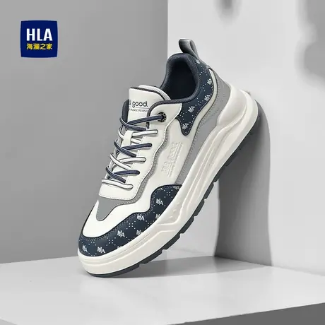 HLA/海澜之家男鞋2025新款户外防滑增高外穿跑步运动休闲鞋男士商品大图