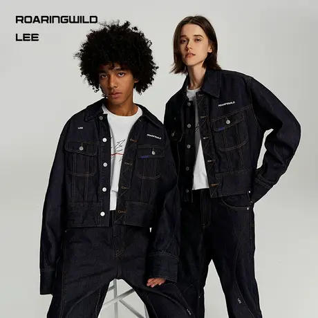 【Lee x ROARINGWILD】23秋冬新品舒适版清水洗男女同款短款外套图片