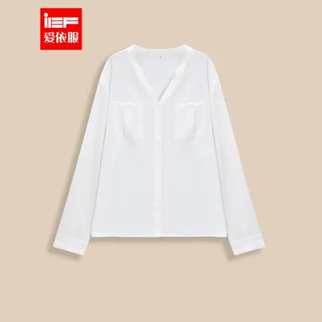 IEF/爱依服【微胖】大码女装2025秋季新款韩版时尚通勤气质衬衫图片