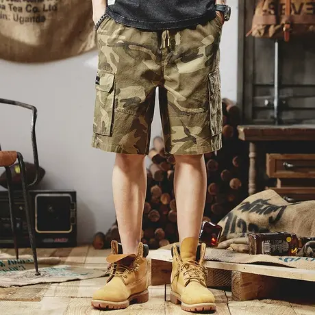 Modi Nick/摩帝尼克男士短裤休闲迷彩五分裤时尚百搭男士五分裤商品大图