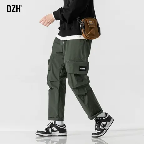 男士伞兵裤美式工装裤男直筒宽松裤子休闲百搭男裤2024新款冲锋裤商品大图