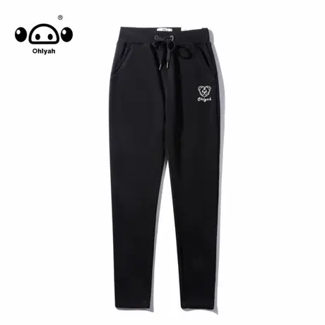 Ohlyah运动裤2023秋季新款女士休闲裤子束脚百搭九分长裤学生卫裤商品大图
