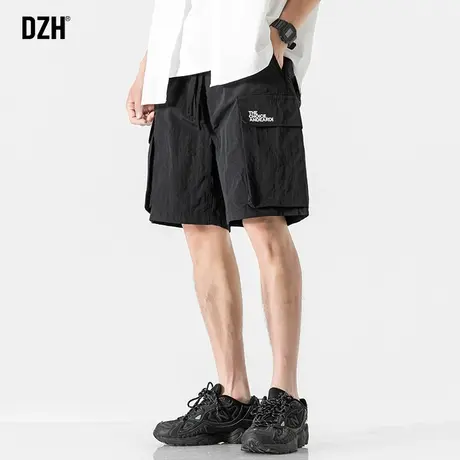 男士速干运动短裤男夏季薄款工装五分裤中裤2023新款黑色裤子男款商品大图
