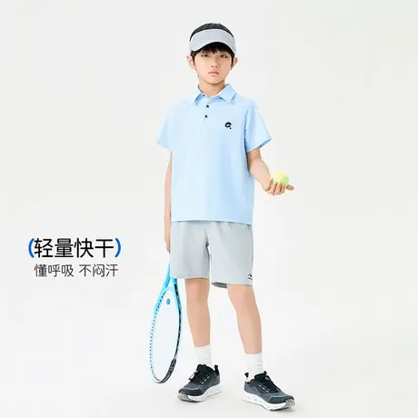回力儿童短袖T恤2025新款男童夏季凉感速干衣运动POLO衫上衣PL图片