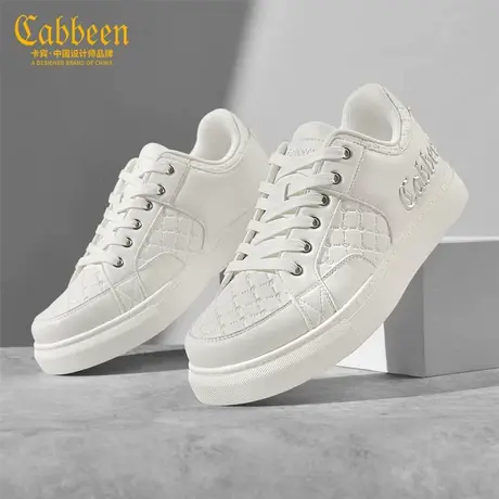 Cabbeen/卡宾秋季男鞋新款时尚百搭休闲鞋男士潮流舒适韩版板鞋商品大图