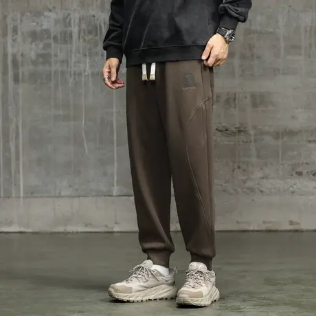 百搭束脚裤子男款大码宽松裤子男款休闲潮流时尚男士工装裤潮流男商品大图