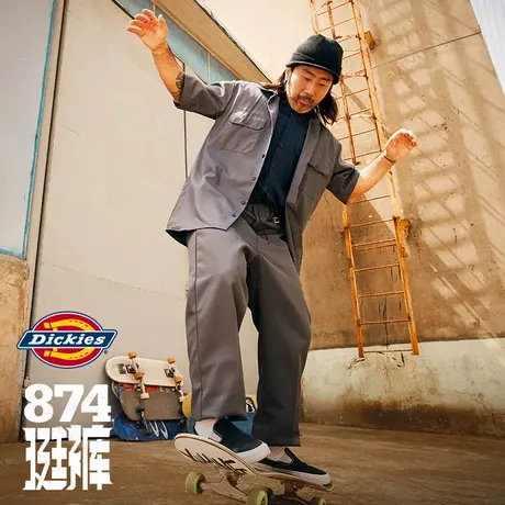 Dickies 经典874工装裤美版男女情侣同款春夏直筒休闲长裤商品大图