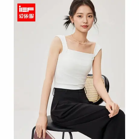 IEF/爱依服吊带背心2025新款韩版简约纯色百搭外穿内搭裹胸上衣商品大图