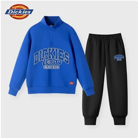 Dickies童装男童套装秋季儿童美式休闲运动上衣男孩2025新款衣服A商品大图