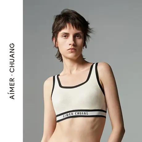 爱慕·CHUANG屏望2系列内衣女方领防走光乳贴背心式文胸CA170991商品大图