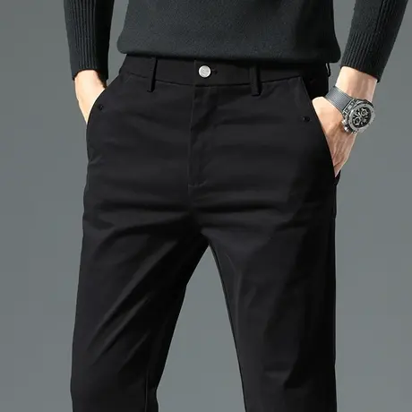 秋冬季商务休闲裤男士中年爸爸冬裤男款2023年新款西装西裤男裤子商品大图