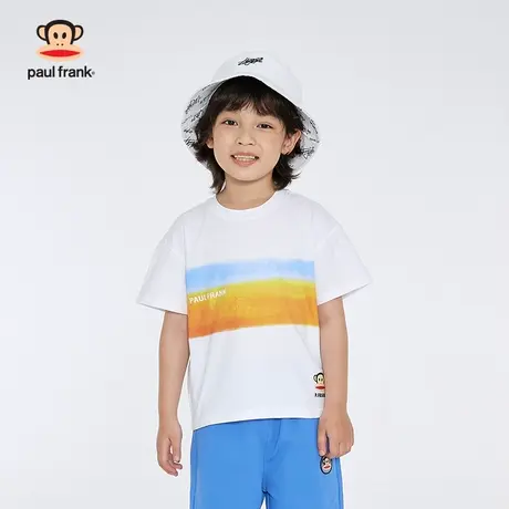 大嘴猴男童短袖t恤中大童体恤纯棉上衣童装潮帅气衣服儿童T恤男孩商品大图