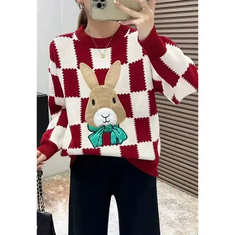 毛衣女装2023年新款秋冬季女士秋款秋装宽松外穿上衣服打底衫洋气商品大图