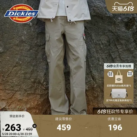 Dickies25春夏新款宽松版型多口袋双膝裤 休闲长裤直筒裤男女情侣图片