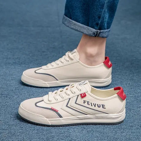 feiyue/飞跃男鞋帆布鞋男2025春夏季新款爆款透气休闲潮流板鞋子商品大图