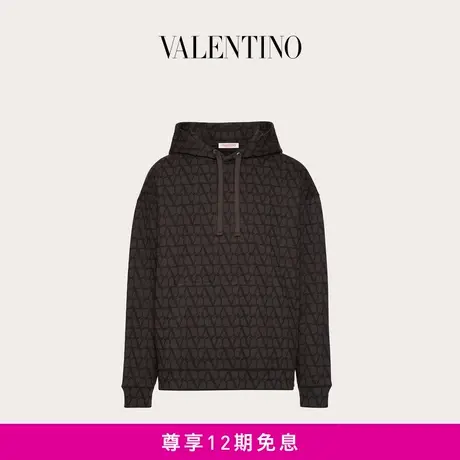【24期免息】华伦天奴VALENTINO男士V标志印花棉质圆领卫衣商品大图