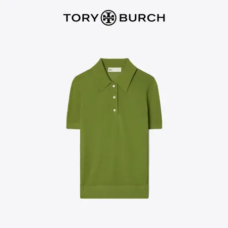 【12期免息 新品】TORY BURCH 汤丽柏琦 翻领短袖POLO衫 151658图片