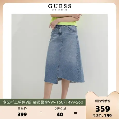 GUESS款女士舒适牛仔半身裙Q2GD518105Z图片