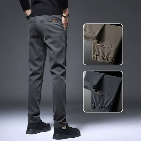 秋季男士商务正装西裤春秋款男装高端直筒休闲裤子秋天2023年新款商品大图