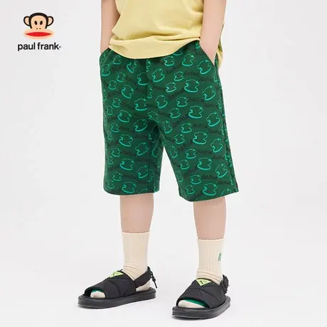 大嘴猴童装男童短裤2023年夏季新品中大童外穿儿童薄款五分裤子商品大图