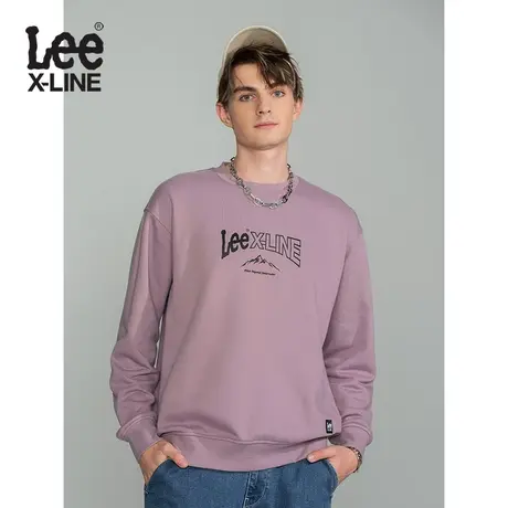 LeeXLINE 22秋冬新品Oversize男长袖卫衣LMT004064100-Y图片