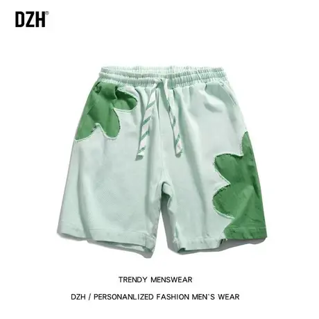 男士短裤夏外穿休闲五分裤男夏季薄款裤子小众设计感沙滩裤大裤衩商品大图