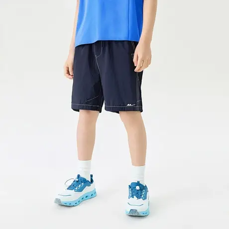 回力短裤男童夏季轻薄透气2025新款中大童裤子儿童运动五分裤PL图片