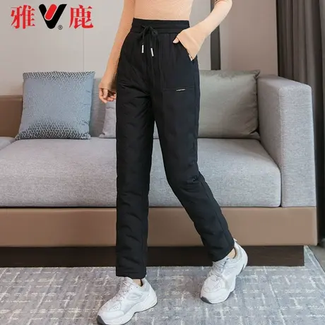 雅鹿羽绒裤女时尚2025年新款加厚保暖雪乡旅游防寒双面羽绒裤外穿图片