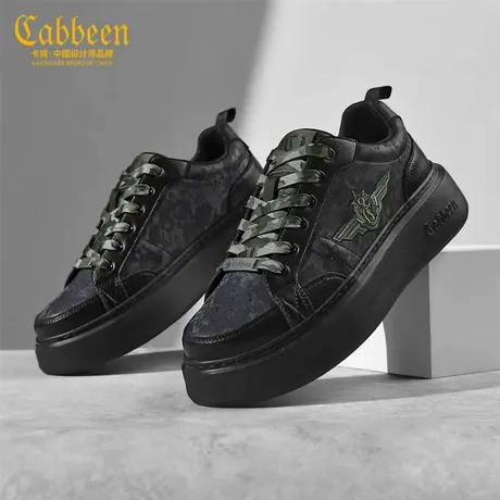 Cabbeen/卡宾男鞋2025秋季新款时尚百搭软底舒适运动鞋男休闲板鞋商品大图