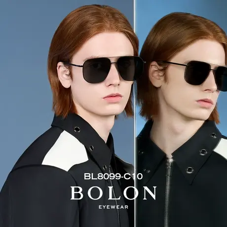 BOLON暴龙眼镜2023新品偏光太阳镜飞行员框墨镜男款驾驶镜BL8099商品大图