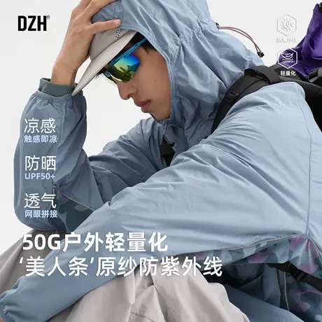 男士轻薄防晒服男款夏季冰丝透气防紫外线薄外套2025新款防晒衣潮商品大图