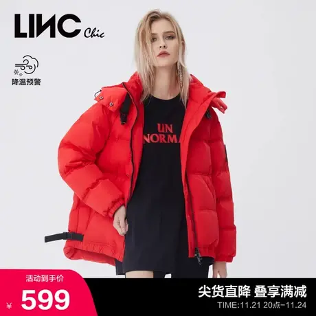 LINCCHIC金羽杰羽绒服女面包服短款羽绒服女冬季外套Y21802205图片