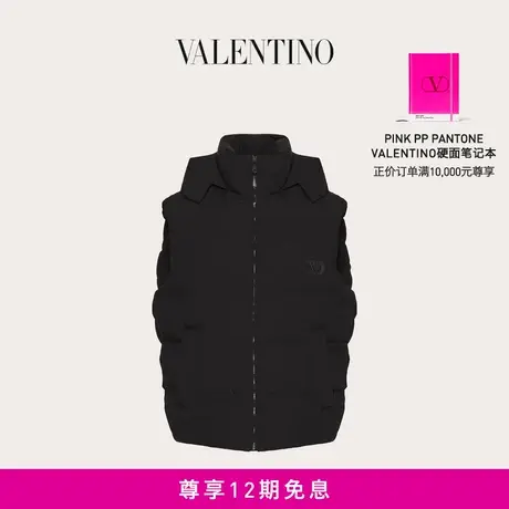 【24期免息】华伦天奴VALENTINO男士VLOGO SIGNATURE尼龙连帽背心商品大图