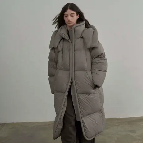 欧版长款立领羽绒服女过膝加厚东北艺考生中戏保命冬季外套2023新图片