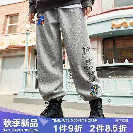 男款休闲裤潮牌ins潮流百搭美式vibe秋季灰色卫裤港风裤子小个子商品大图